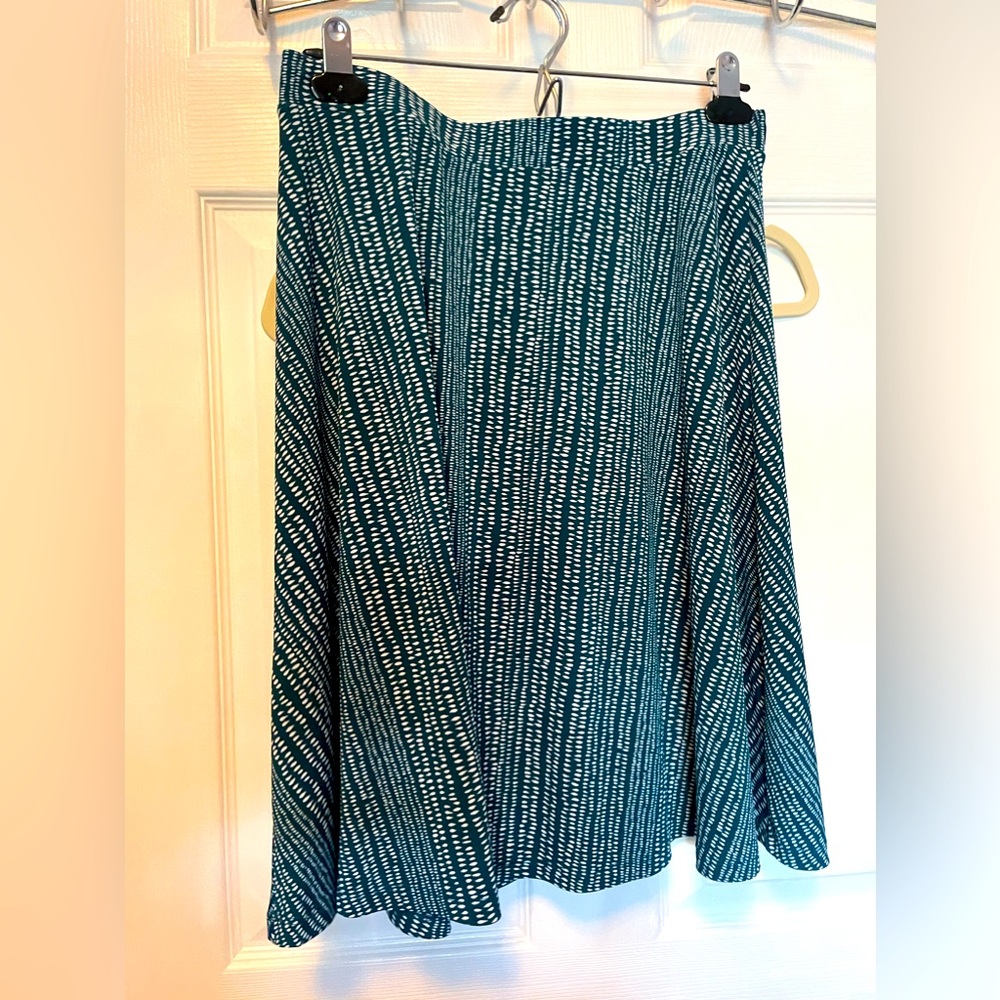 Super cute teal twirl flare dress